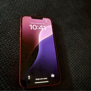 Apple iPhone 14 Red, Locked (T-mobile), 128GB,  Renewed